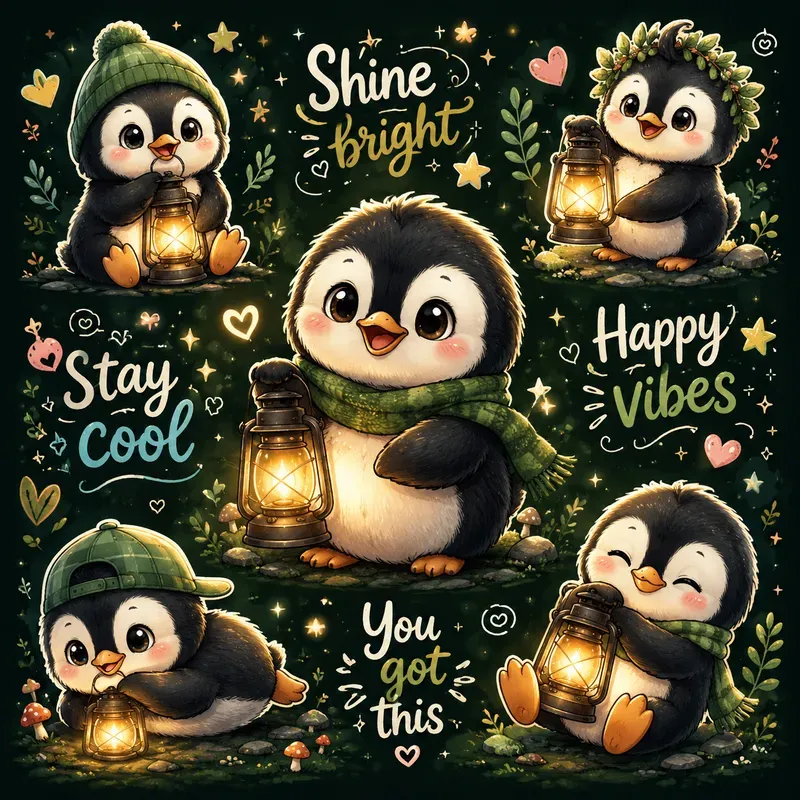 Cute Animal Sticker Sheets