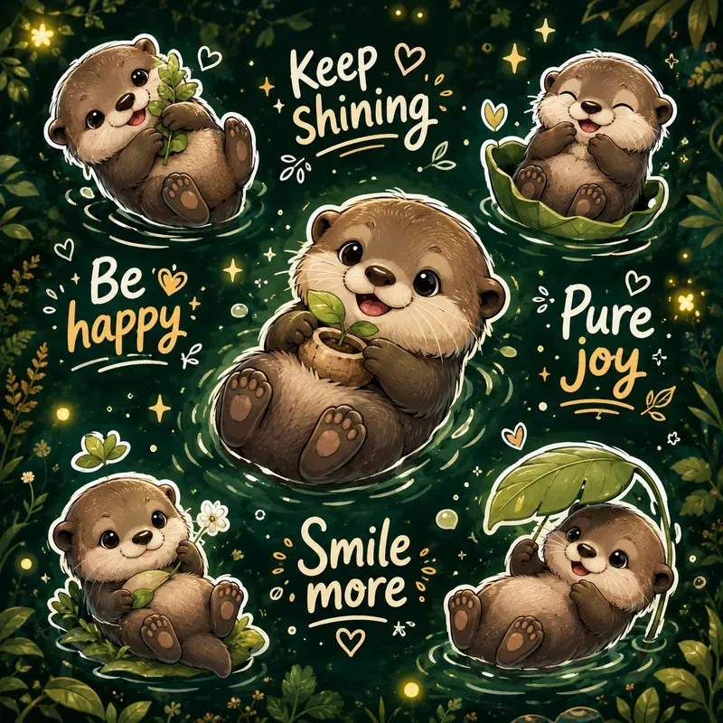Cute Animal Sticker Sheets