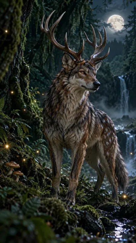 Hyperrealistic Hybrid Forest Creatures