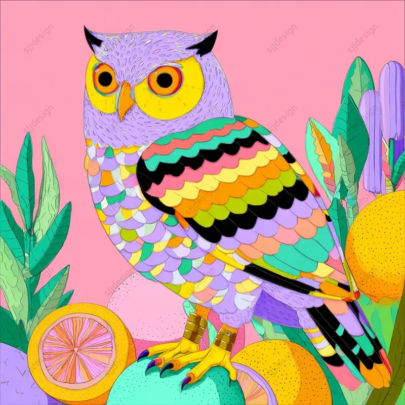 Colorful Psychedelic Illustration Packs