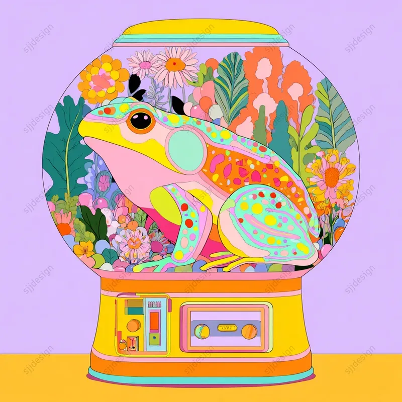 Colorful Psychedelic Illustration Packs