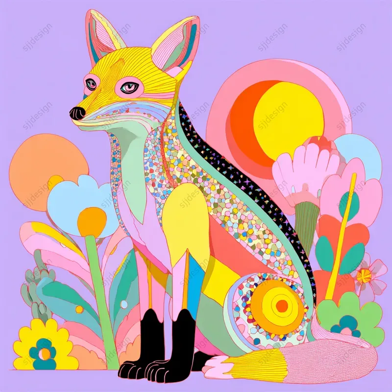 Colorful Psychedelic Illustration Packs