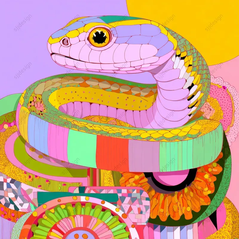 Colorful Psychedelic Illustration Packs