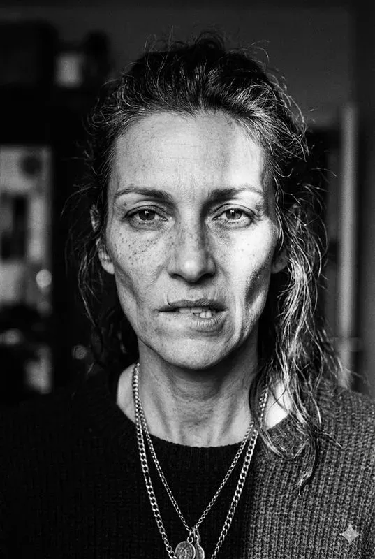 Grizzled Character Portrait Generator Bw