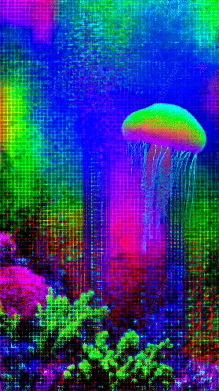 Psychedelic Neon Surreal Art