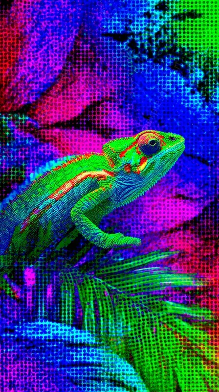 Psychedelic Neon Surreal Art