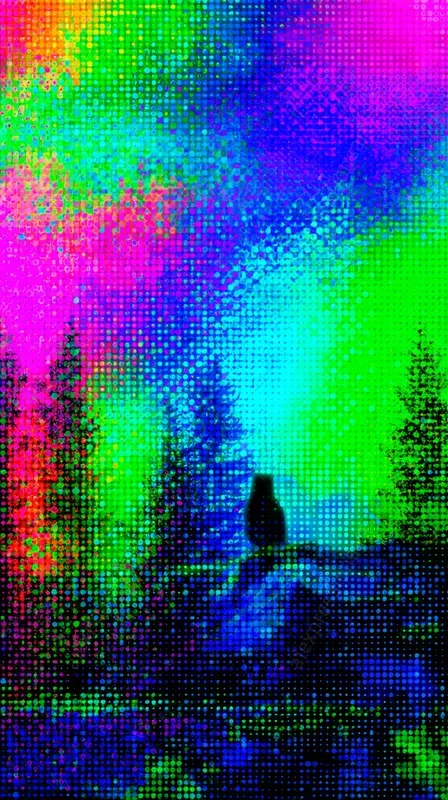 Psychedelic Neon Surreal Art