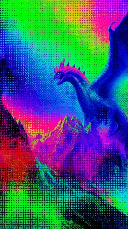 Psychedelic Neon Surreal Art