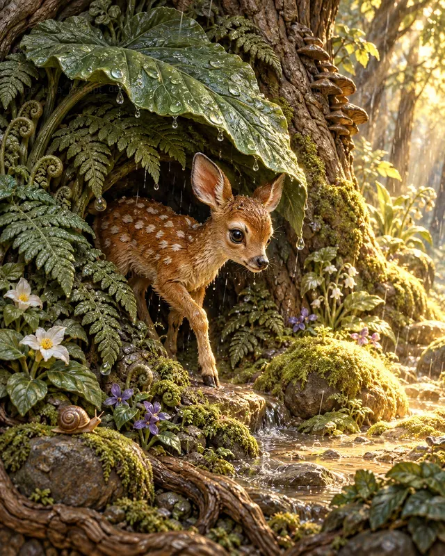Woodland Baby Animal Oracles