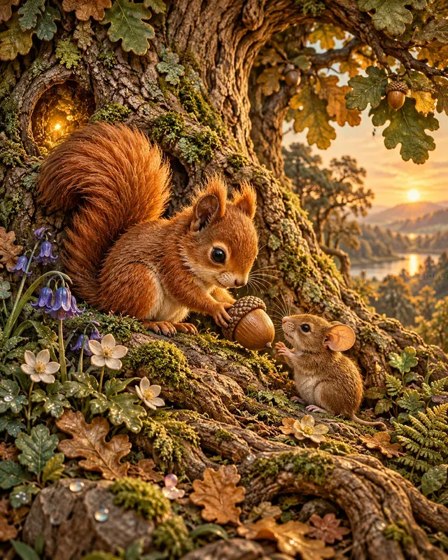 Woodland Baby Animal Oracles