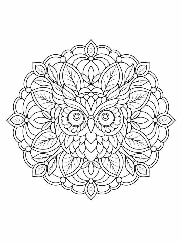 Mandala Coloring Book Calm Motifs