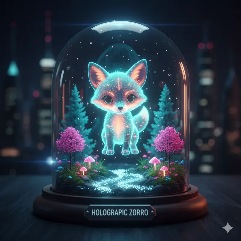 Holographic Pet Dioramas Collector Art