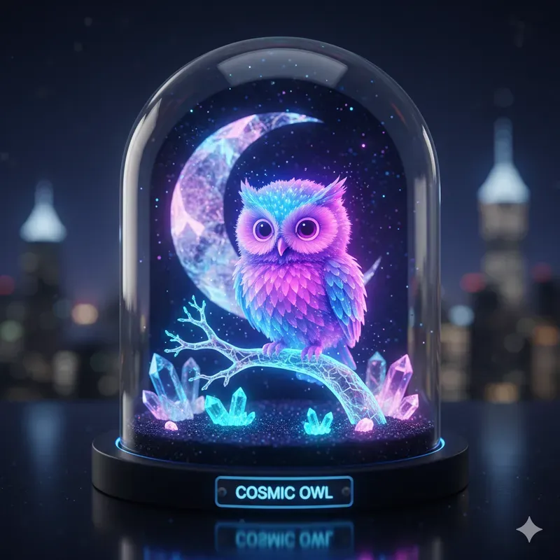 Holographic Pet Dioramas Collector Art