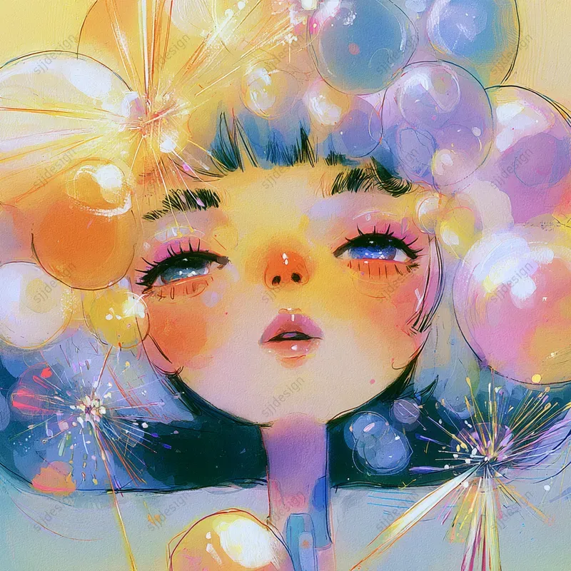 Dreamcore Bubble Illustrations