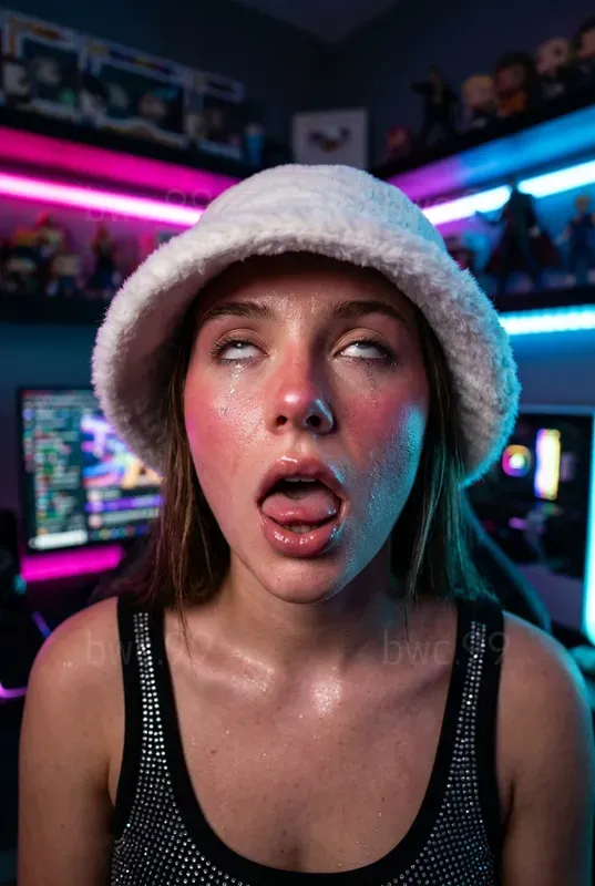 Neon Expressive Egirl Portraits