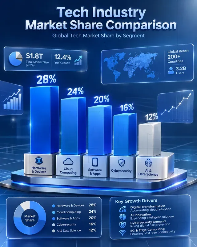 3D Market Research Infographics