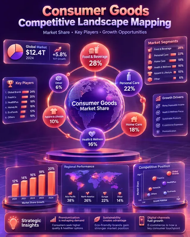 3D Market Research Infographics