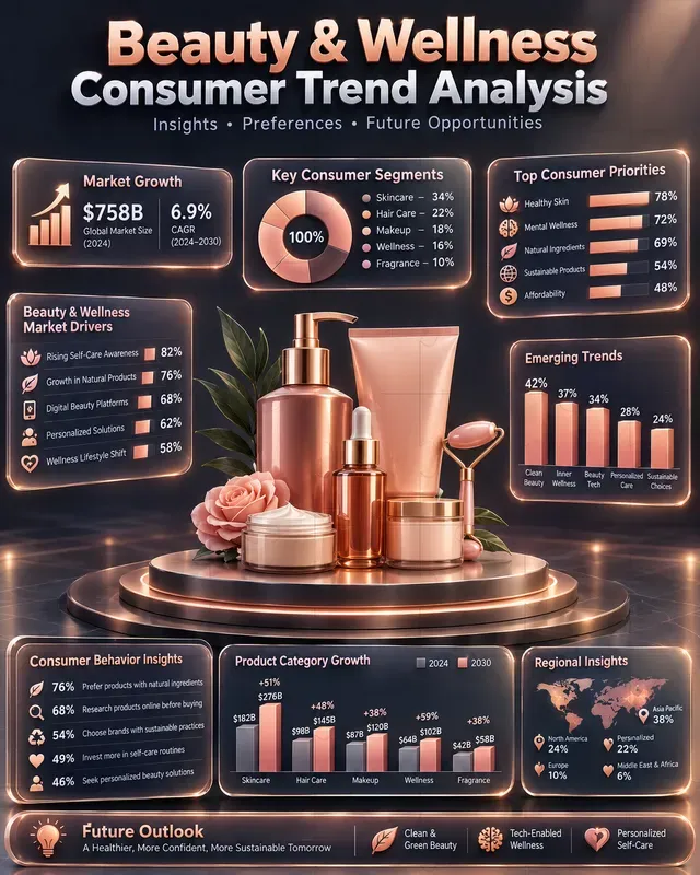 3D Market Research Infographics