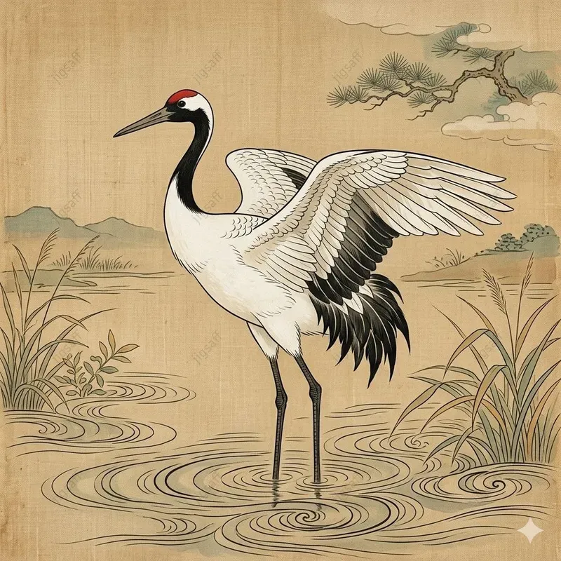 Traditional Japanese Silk Paintings