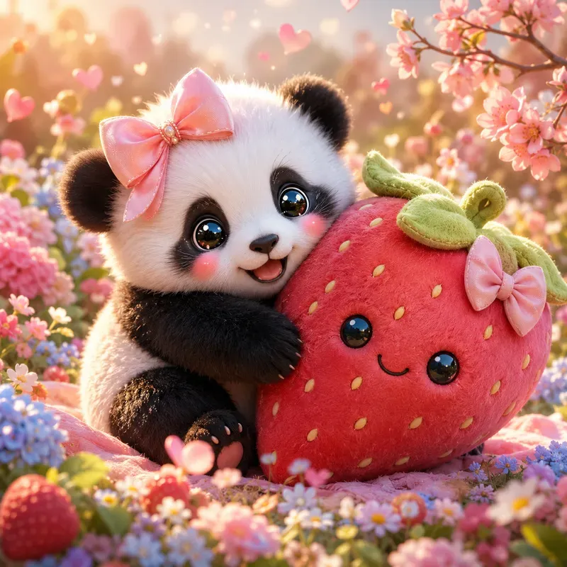 Cute Kawaii Animal Portraits