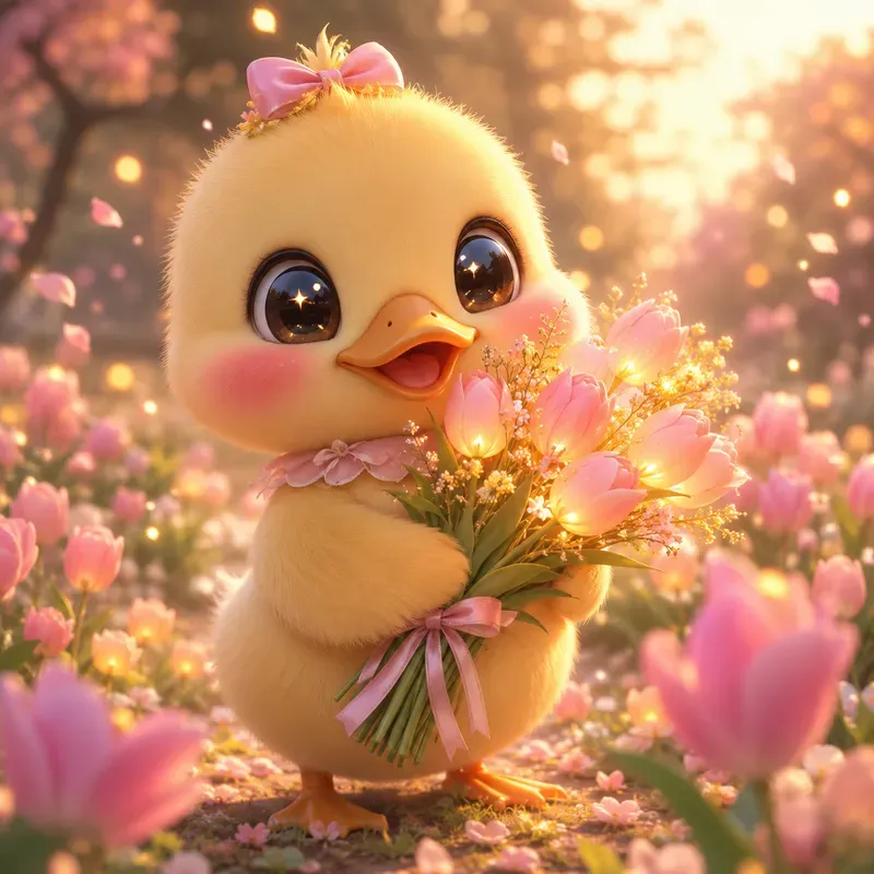 Cute Kawaii Animal Portraits