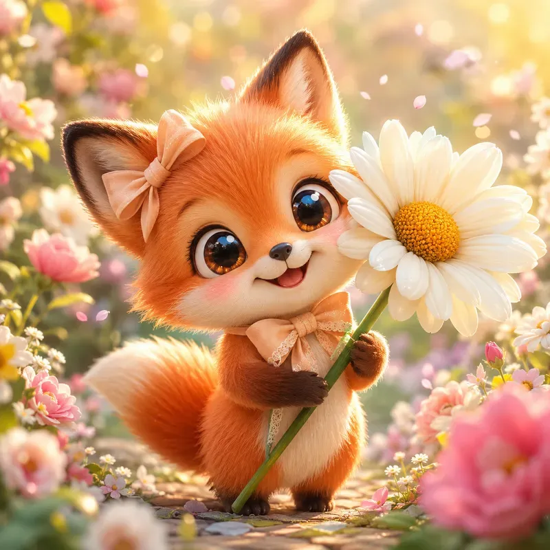 Cute Kawaii Animal Portraits