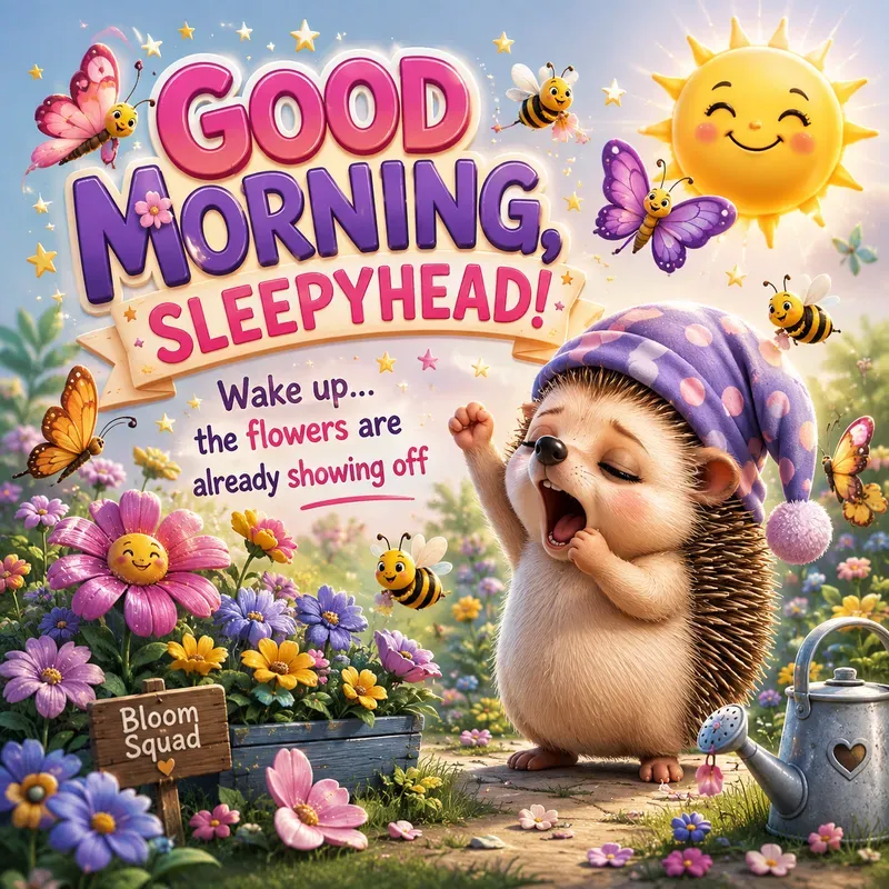 Funny Morning Greeting Cards