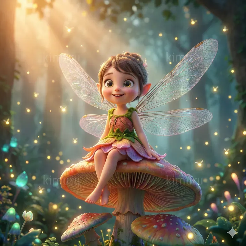 Free Cute 3D Pixar Style Characters