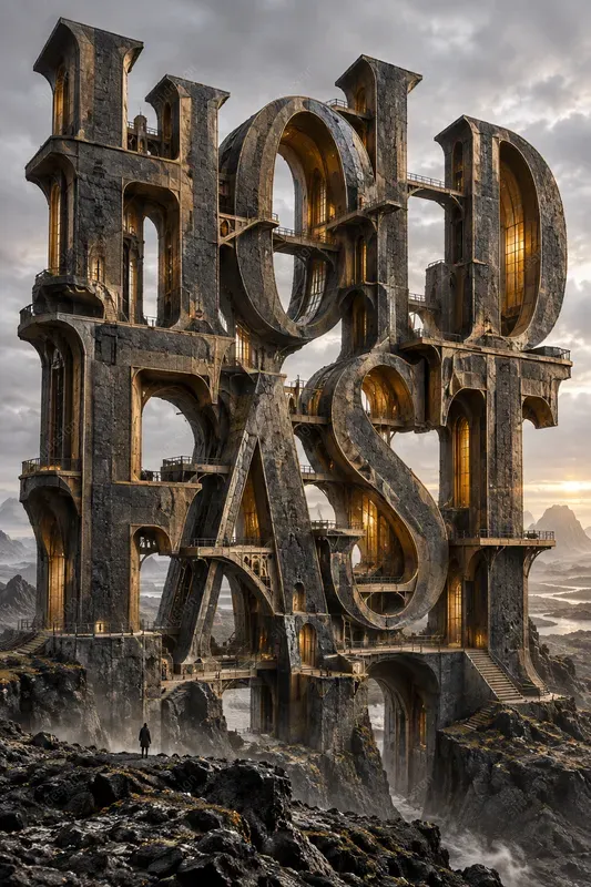 Monumental Typographic Architectures