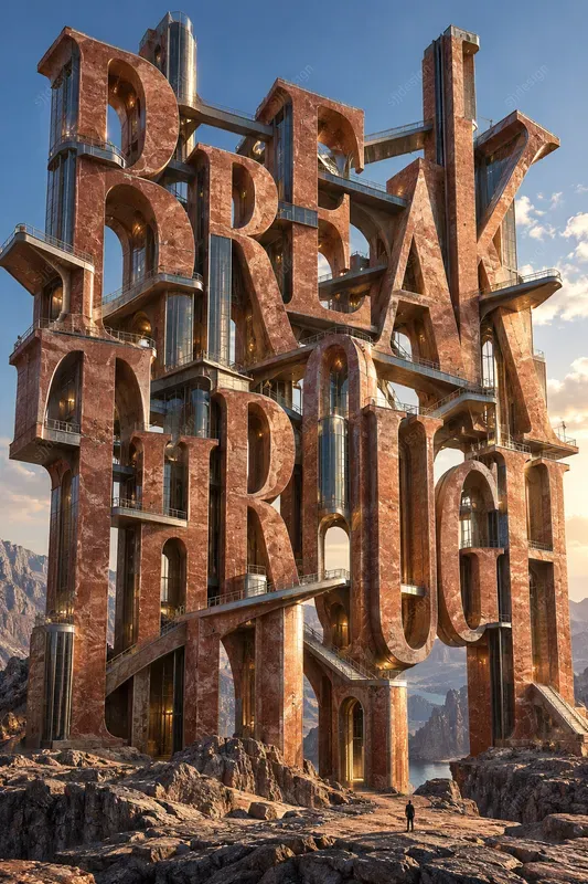 Monumental Typographic Architectures