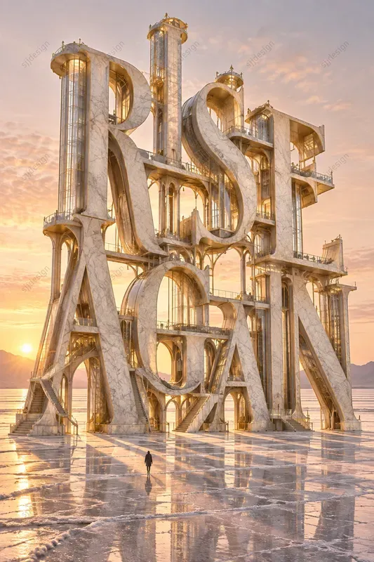 Monumental Typographic Architectures