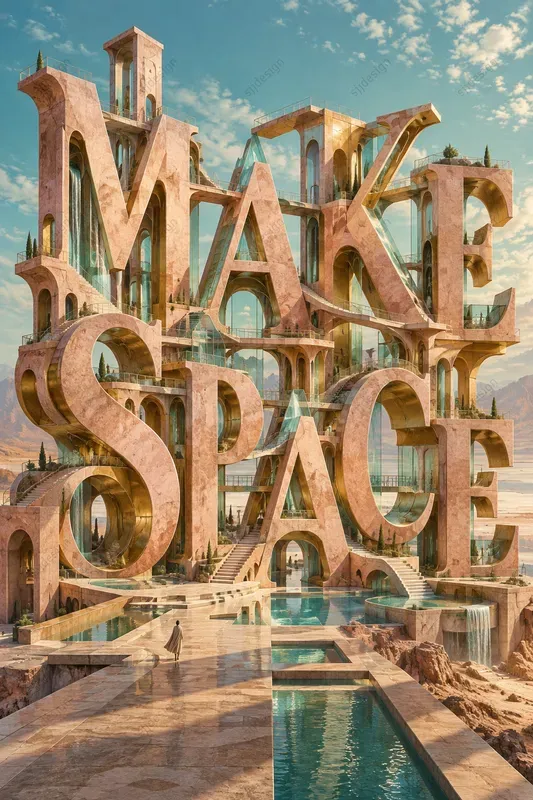 Monumental Typographic Architectures