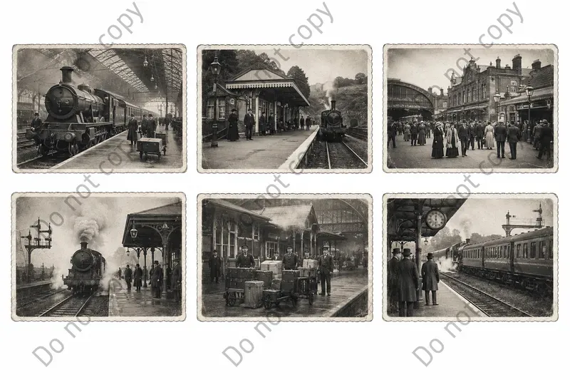 Vintage Real Photo Postcard Sets