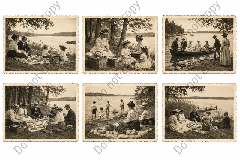 Vintage Real Photo Postcard Sets