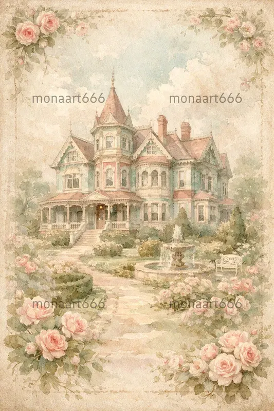 Victorian Pastel Dreams