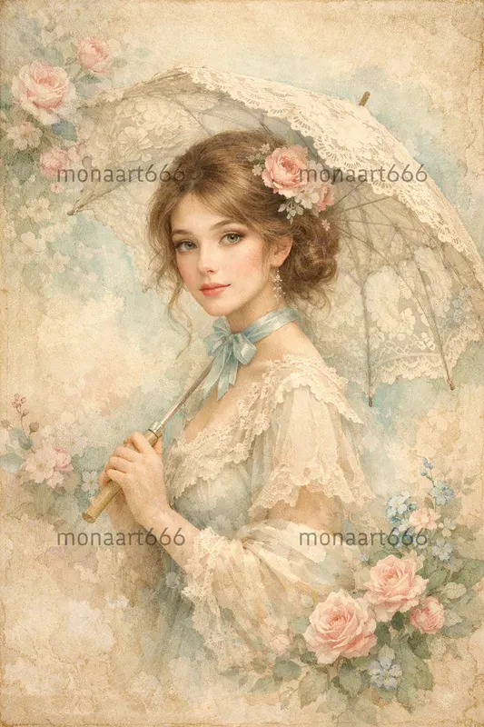 Victorian Pastel Dreams