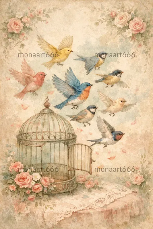 Victorian Pastel Dreams