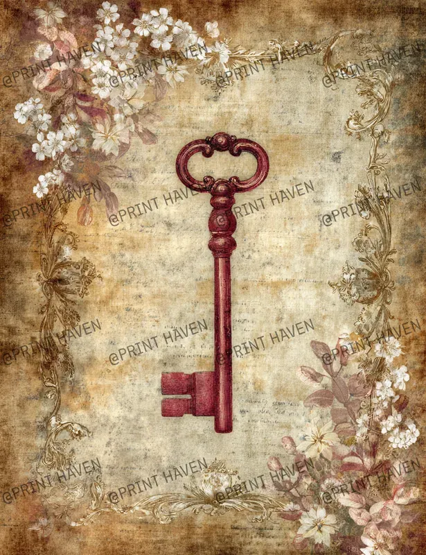 Old Floral Junk Journal Pages