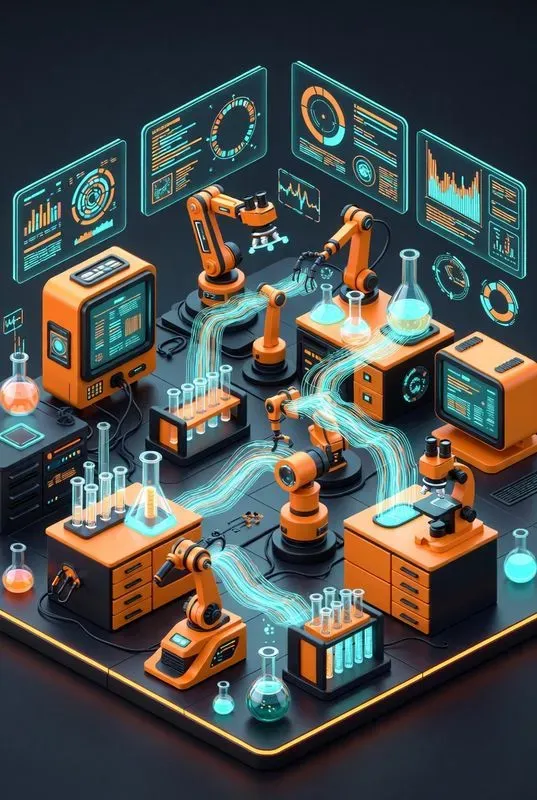 Futuristic Isometric Stem Lab Generator
