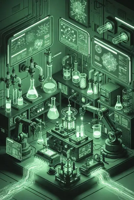 Futuristic Isometric Stem Lab Generator