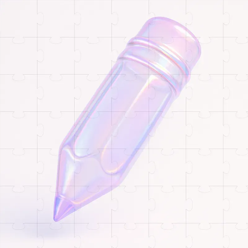 Soap Bubble Icons In 3D Minimalist Style