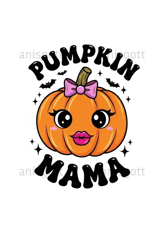Spooky Mom Tshirt Logo Designs Clipart