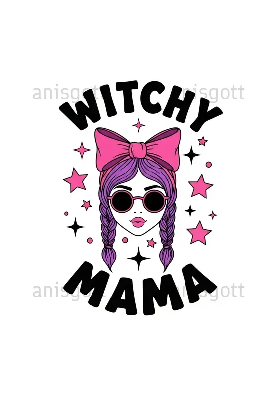 Spooky Mom Tshirt Logo Designs Clipart