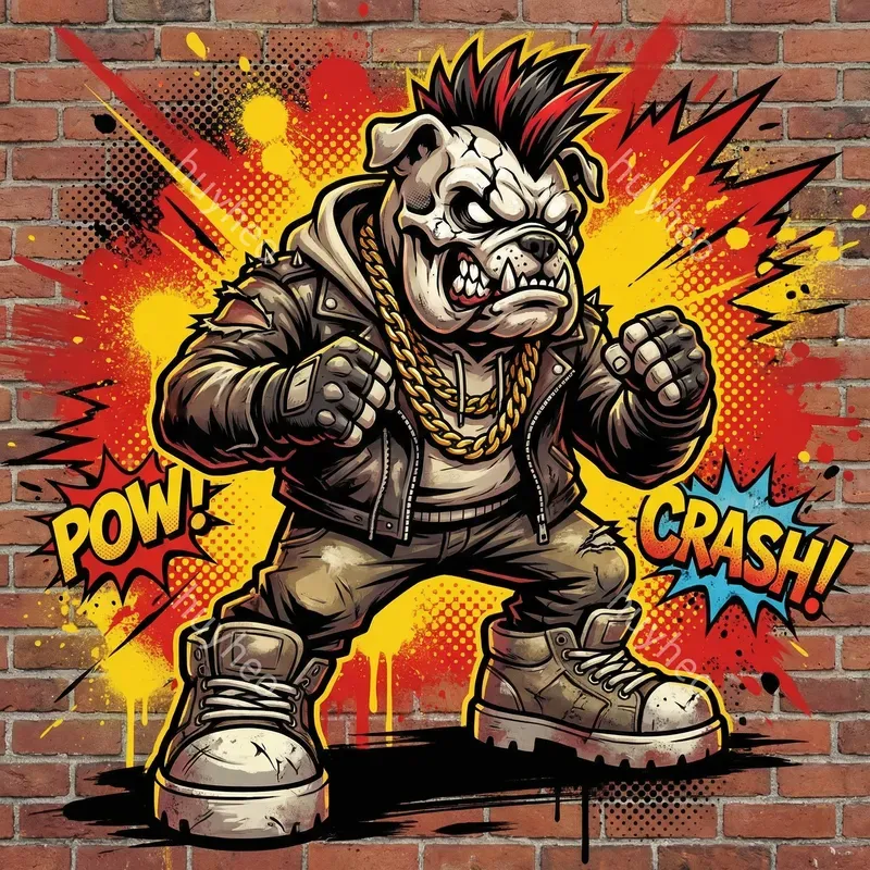 Urban Graffiti Street Art Style