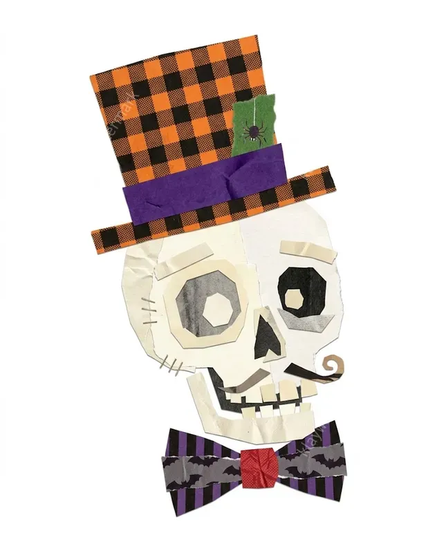 Quirky Halloween Collage Cliparts