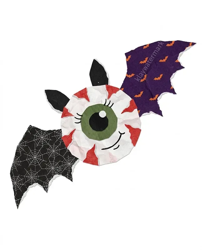 Quirky Halloween Collage Cliparts