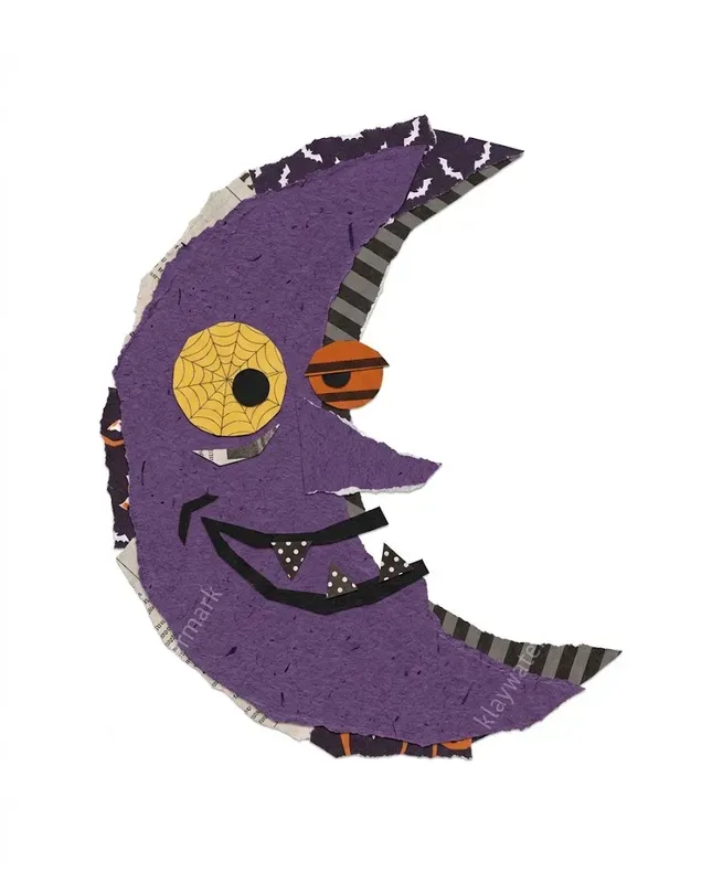 Quirky Halloween Collage Cliparts