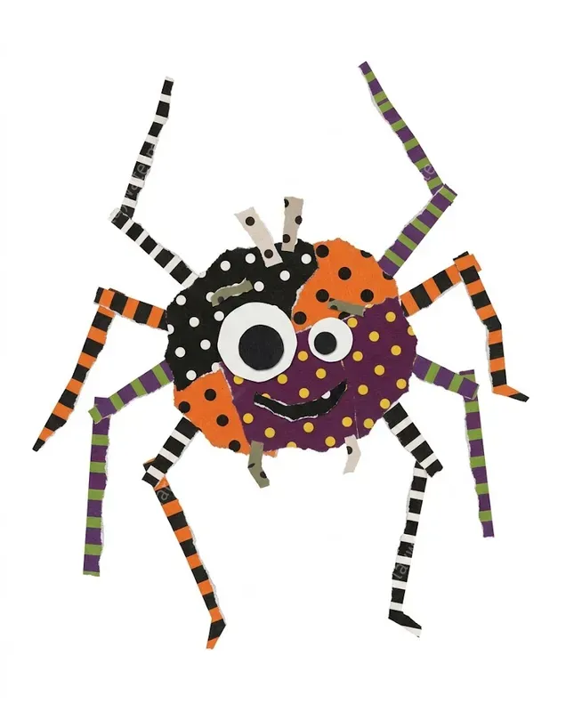 Quirky Halloween Collage Cliparts