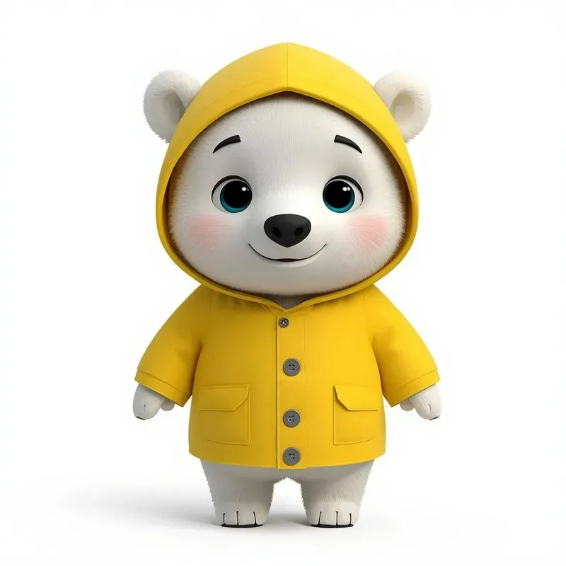 Cute 3D Animal Stickers Customizable Ps