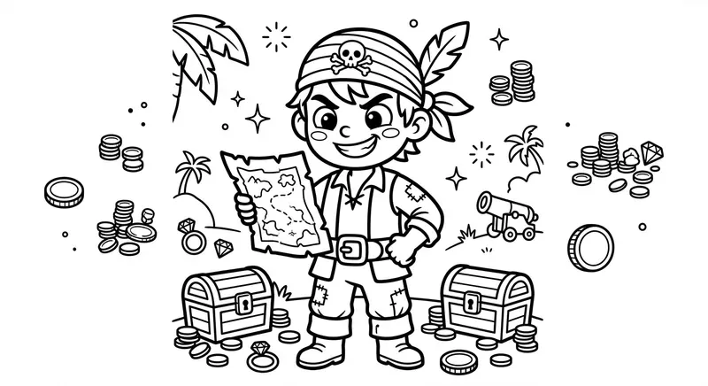Cartoon Coloring Page Generator Kids